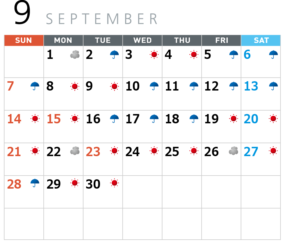 9月